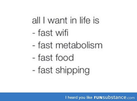 One word: fast