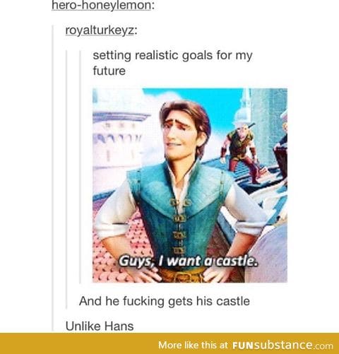 Good job, Flynn Rider