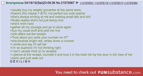 Anon meets a lady
