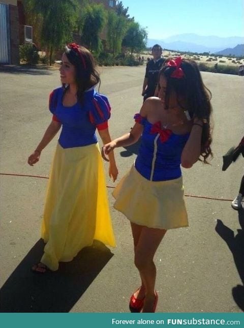There are 2 types of girls during Halloween