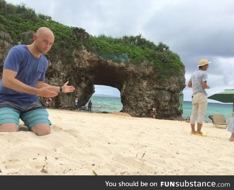 The Mario Kart Koopa Troopa Beach shortcut
