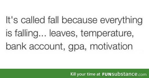 Why it's called fall