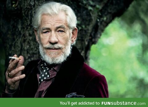 Sir Ian McKellen is definitely a man with style