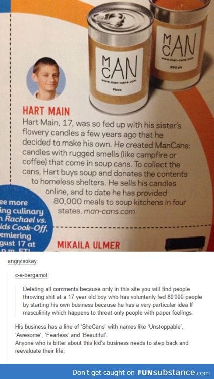 Rugged smelling candies
