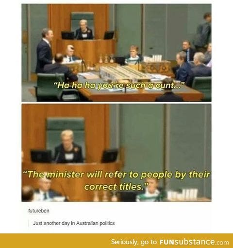 Australian politics at its finest