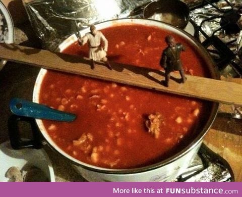 It wasn't lava! It's pozole