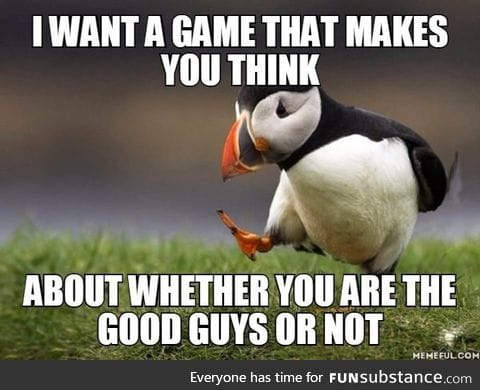 Some of them are a bit too black and white