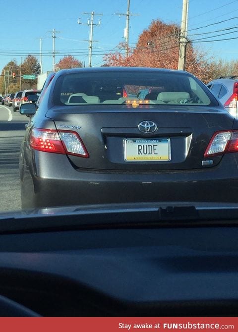 This guy just cut me off