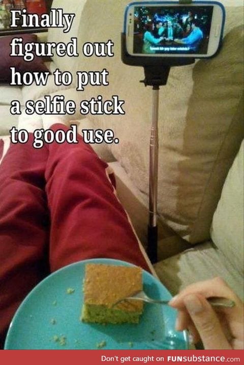 I think I will buy a selfie stick now!