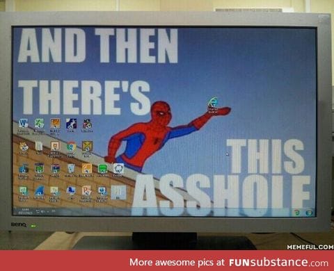 I saw it today on one of the computers in my school and thought you will appreciate it