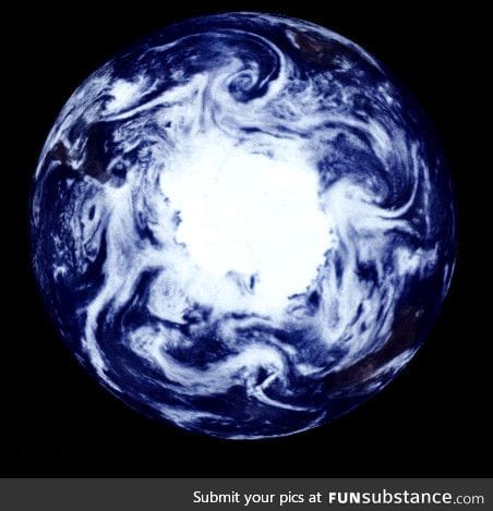 Image of Antarctica from space