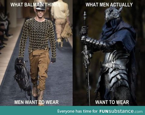 What men really wanna wear