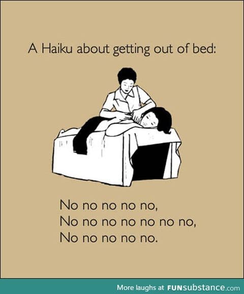 Haiku about my mornings