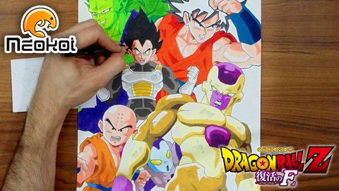 Awesome Dragon ball Drawing! Must watch this artist!