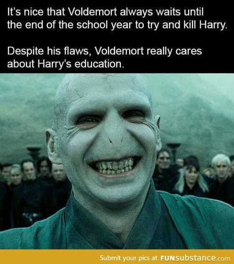 Good guy Voldemort