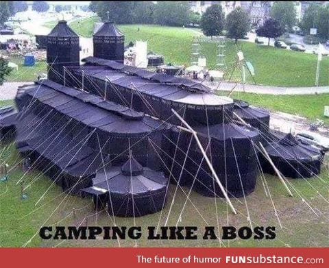 Yes that's a tent