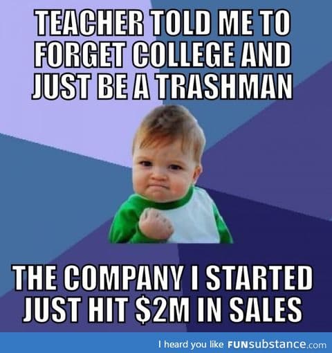 12 years of confidence building and 2 more years of chasing a dream