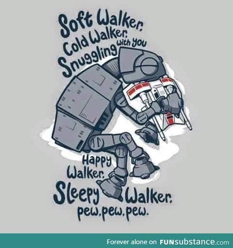 pew pew pew is walker for "I love you"