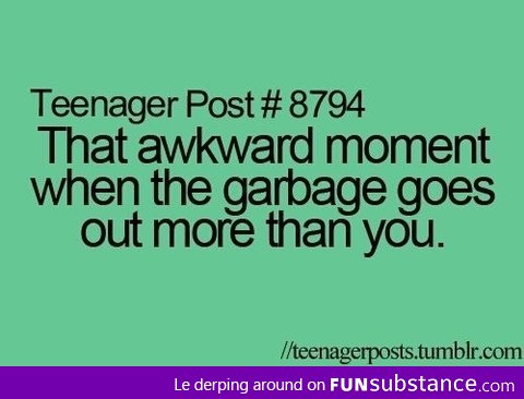 Outgoing garbage