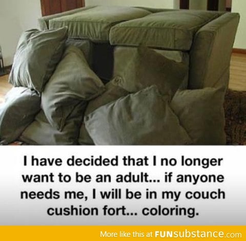 Cushion fort