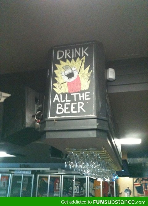 At my local bar