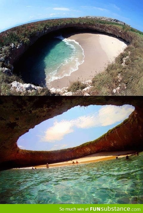 Hidden Beach, Marieta Islands, Mexico