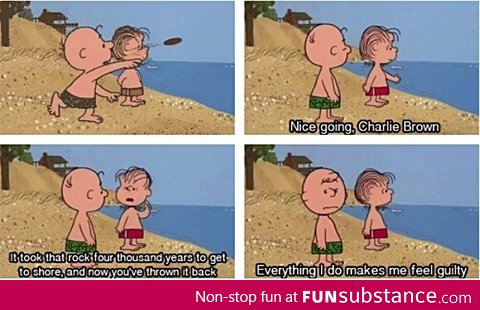 Nice going, Charlie Brown