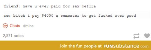 College students can relate (sorry if this should be NSFW)