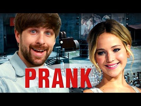 Jennifer Lawrence struggles to act like a d*ck in a prank on pranksters