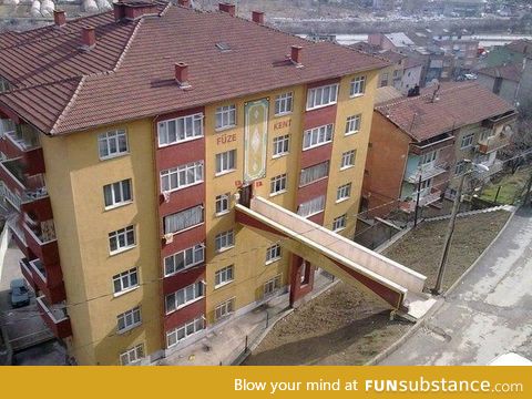 A dad in Turkey built a bridge so his paralyzed daughter could go to school