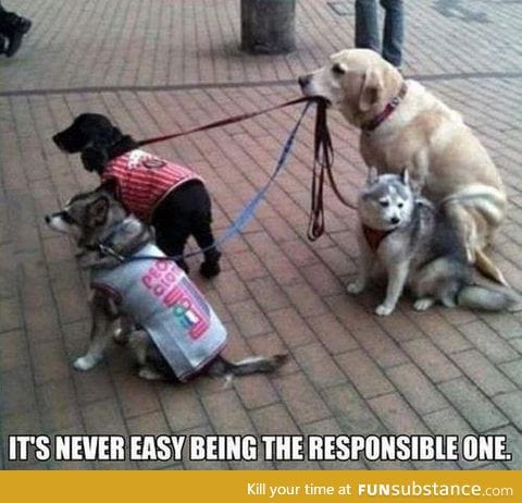 It's never easy