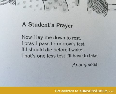 A student's prayer