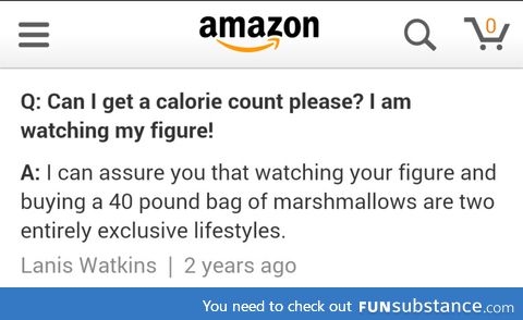 Calorie count