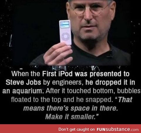 Steve Jobs was a perfectionist