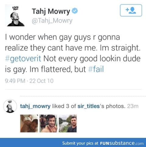 Lmao, ayyeee, you just got caught. xD