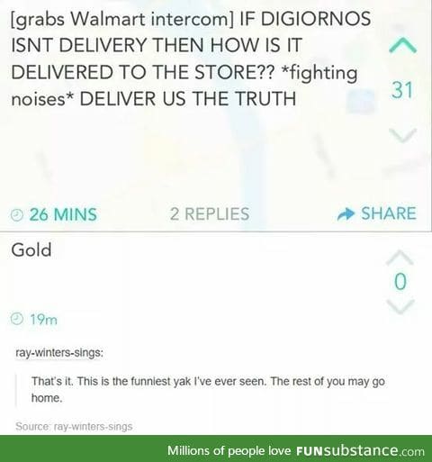 WE WANT ANSWERS, NOT THIN CRUST