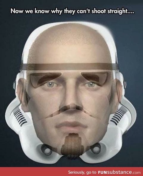 Why stormtroopers always miss