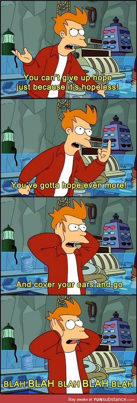 Wishing for futurama's return. Keep your hopes up