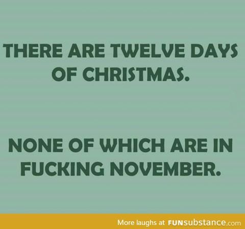 12 days of Christmas