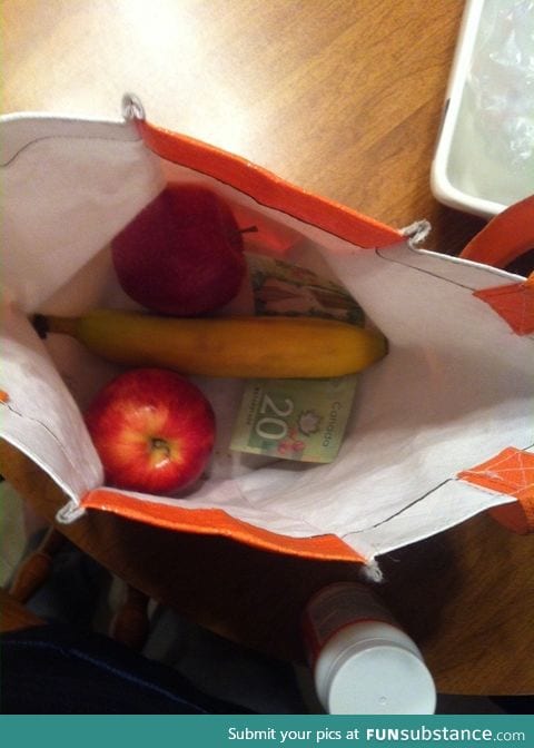 When you ask your husband to pack your lunch