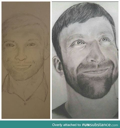 "The difference 2 years of practice makes"