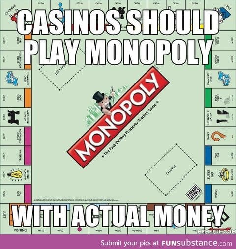 Extra security near the Monopoly table since that's where the most fights break out