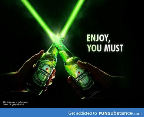 This is awesome, Heineken just posted this on facebook