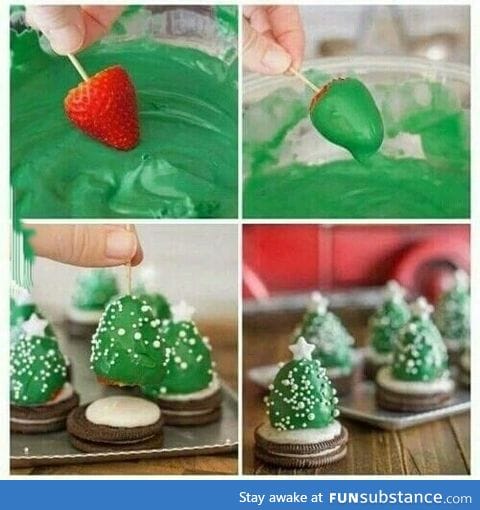 Cute little christmas trees. :)