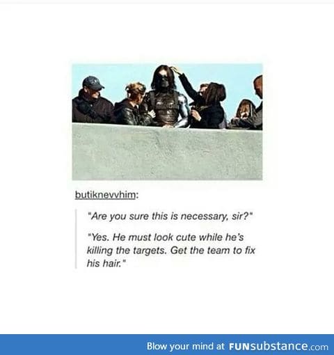 Bucky, the cute assassin