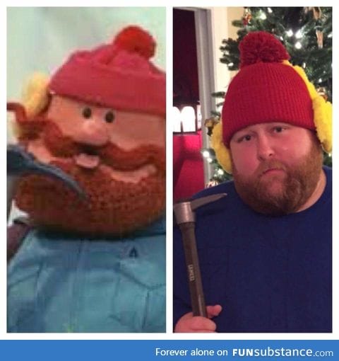 He just needs to work on the beard