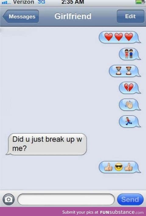 Breaking up like a pro