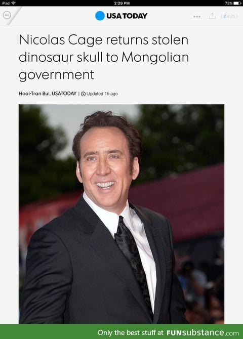 Literally the greatest headline USA Today will ever write: