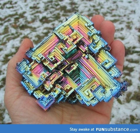 Bismuth crystals