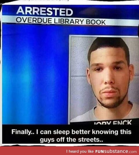 I have 40 cents in fines, somebody hide me